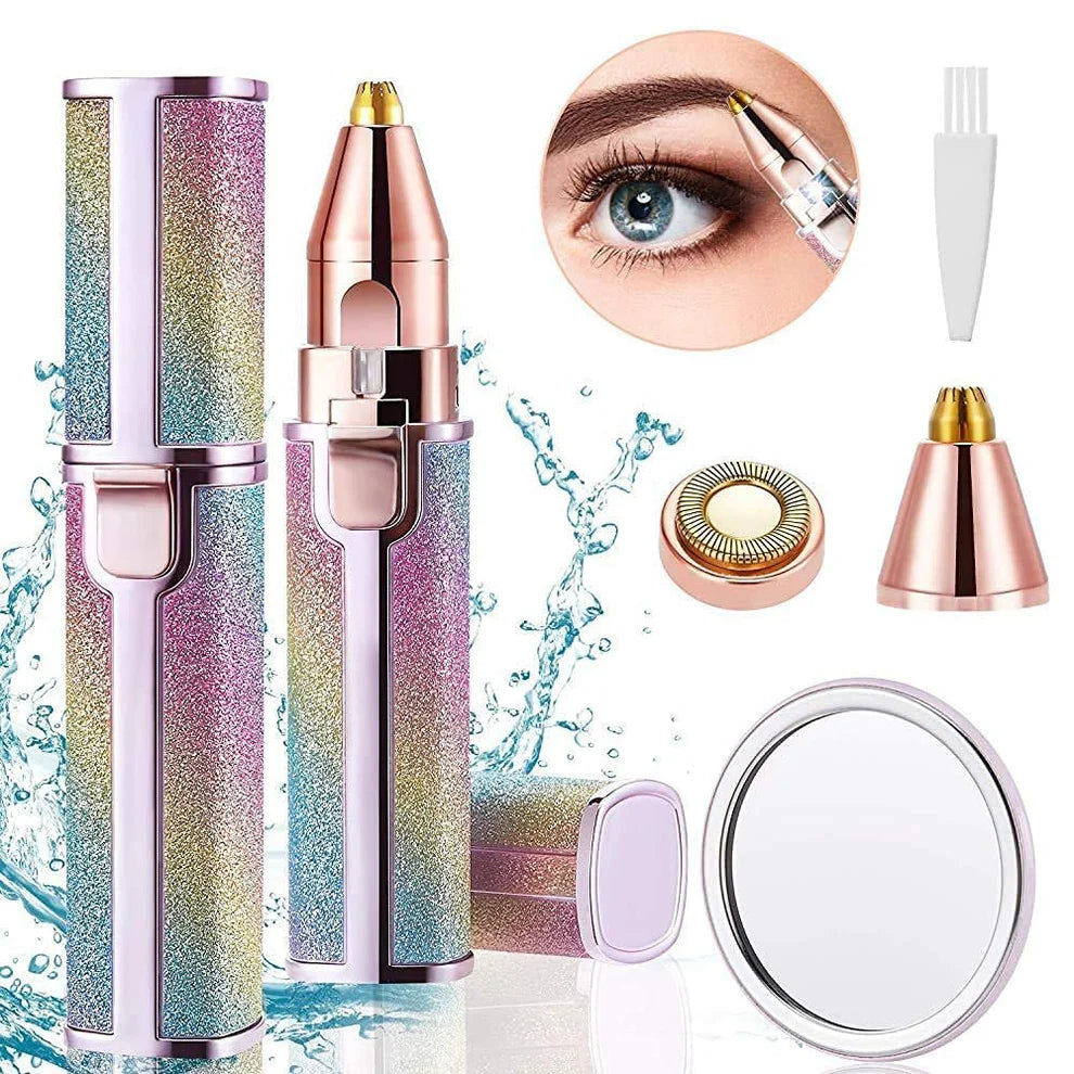 2 in 1 Electric Hair Remover & Eyebrow Trimmer For Women