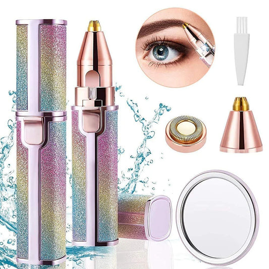2 in 1 Electric Hair Remover & Eyebrow Trimmer For Women